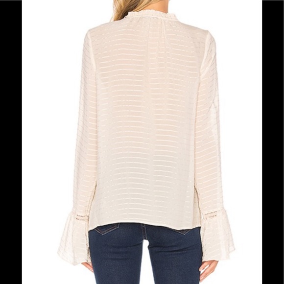 PAIGE Silvette Ruffle Silk Blouse - Picture 5 of 17